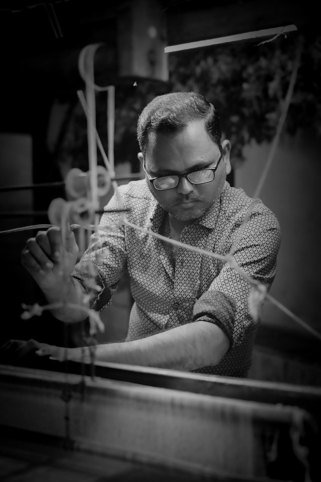 Portrait of a technical director in a broadcast studio